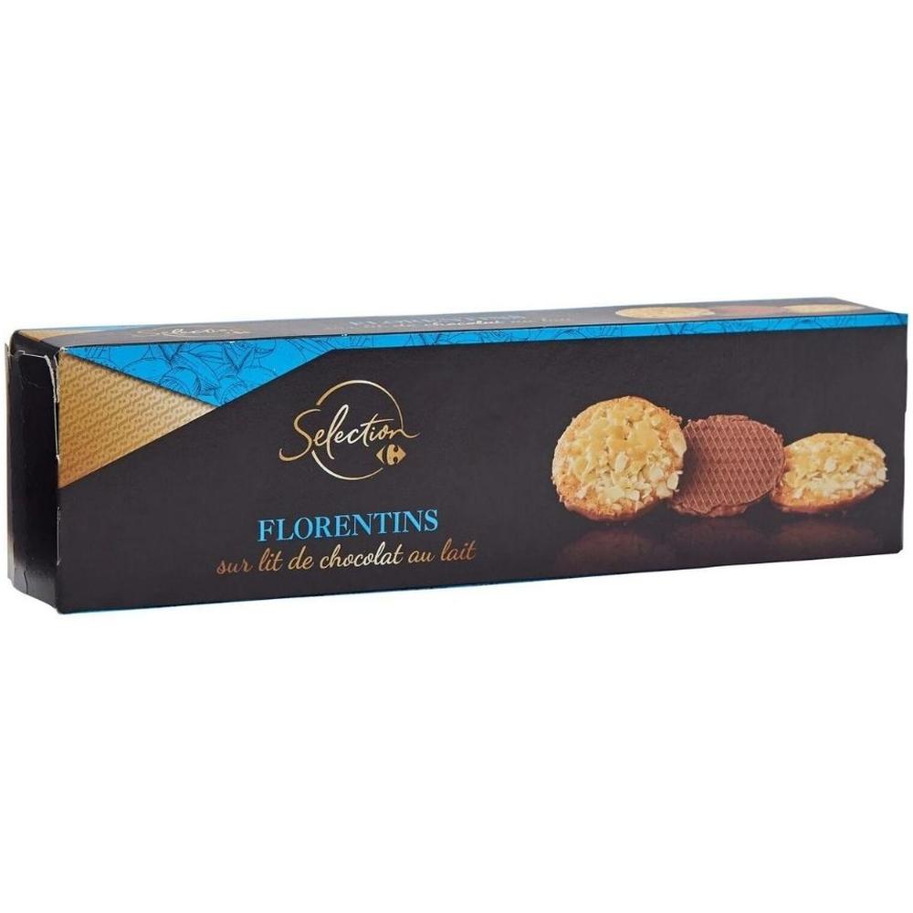 [705644] Florentins Lit de Chocolat au Lait Carrefour Selection 100g