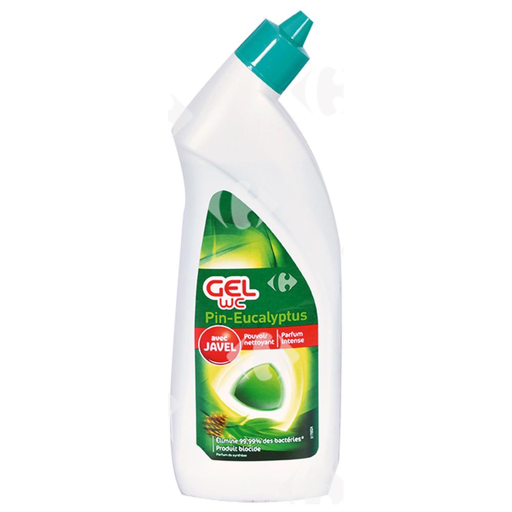 Gel Wc Avec Javel Pin Eucalyptus Carrefour 750ml