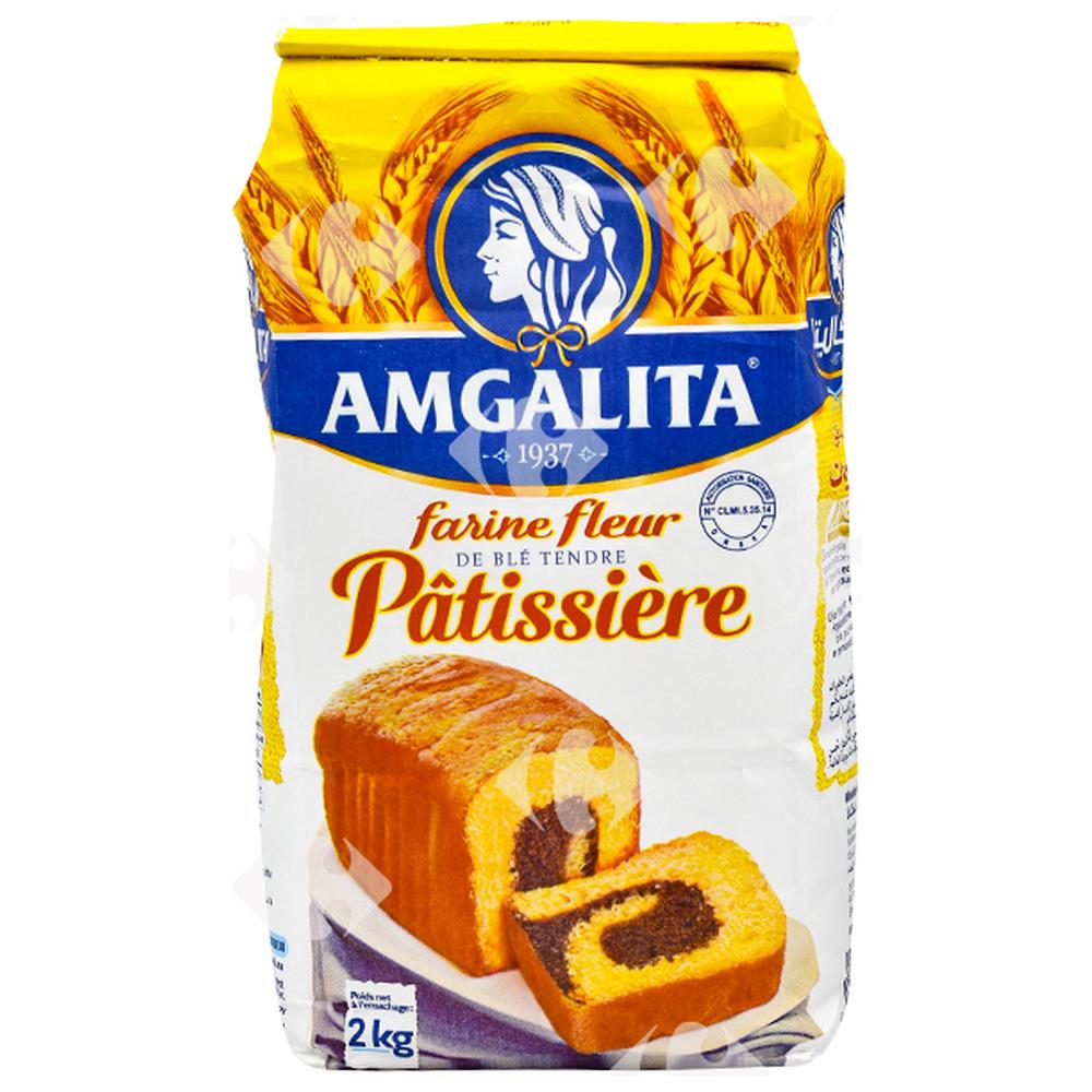 [7632] Farine Pâtissière Fleur de Blé Tendre Amgalita 2kg.