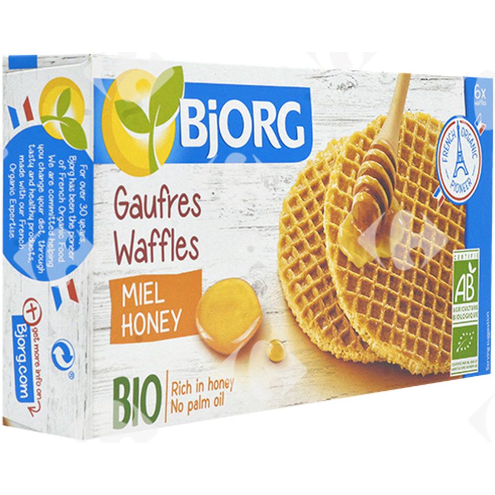 Gauffres au Miel Bio Bjorg 175g.