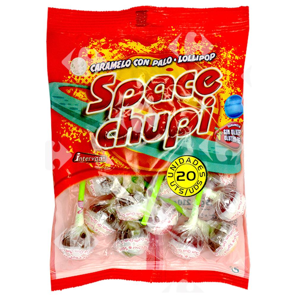 Sucettes Duo Sans Gluten Space Chupi 20 unités