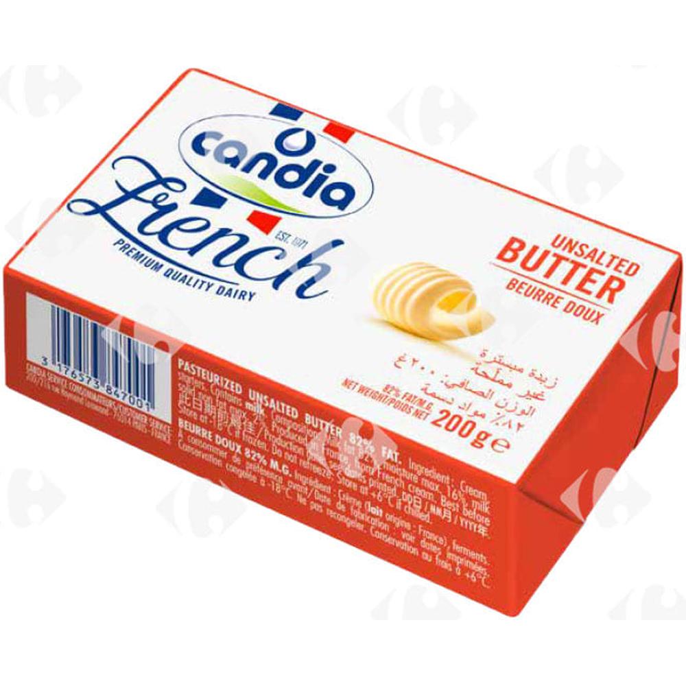 [682360] Beurre Doux 80%MG Candia 200g.