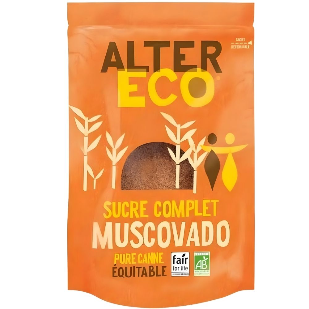 Sucre de Canne en Poudre Muscovado Complet Bio Alter Eco 500g
