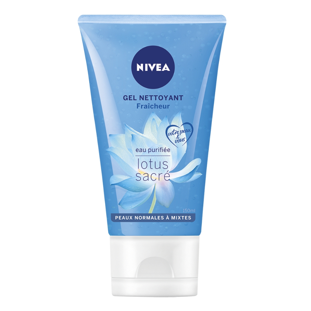 Gel Nettoyant Fraîcheur Peaux Normales à Mixtes Nivea 150ml.