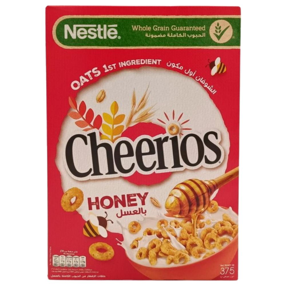 Céréales au Miel et 5 Céréales Complètes Bio Cheerios Nestlé 375g.