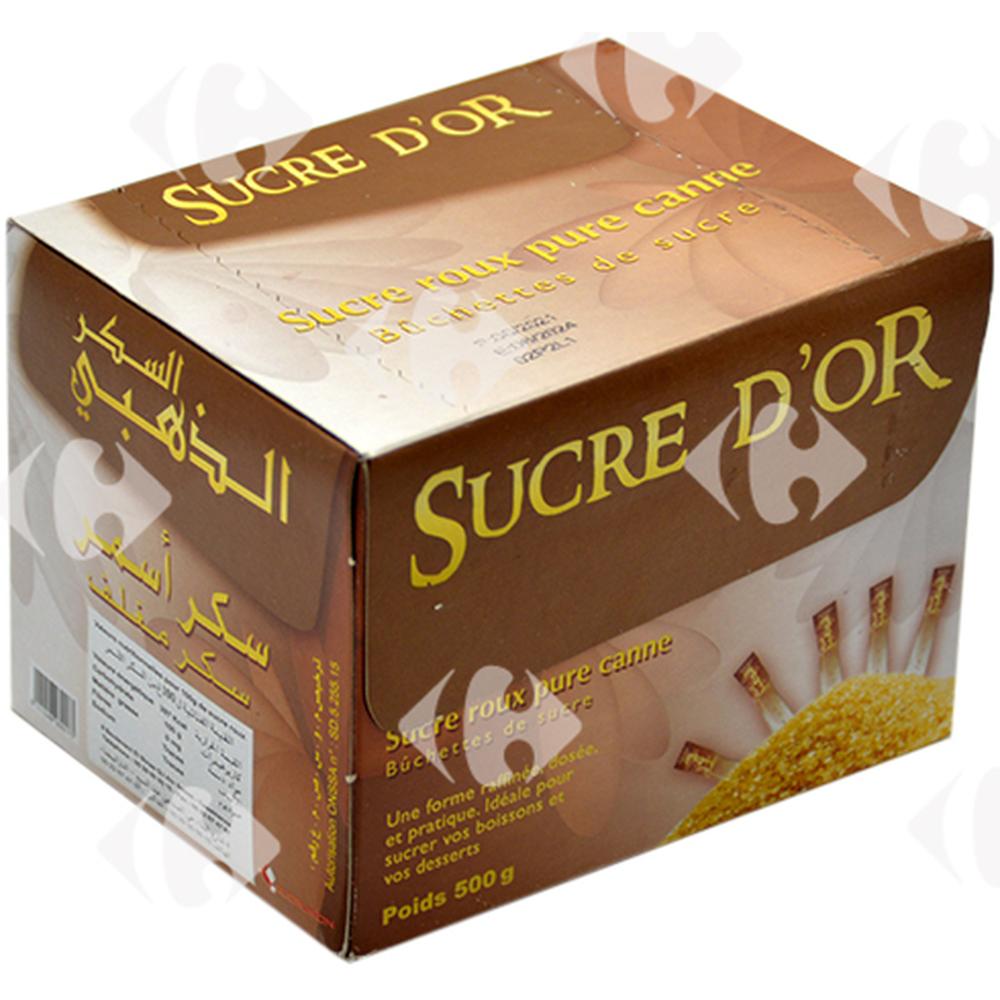Sucre Roux Forme Cube Sucre D'Or Sukari 500g.