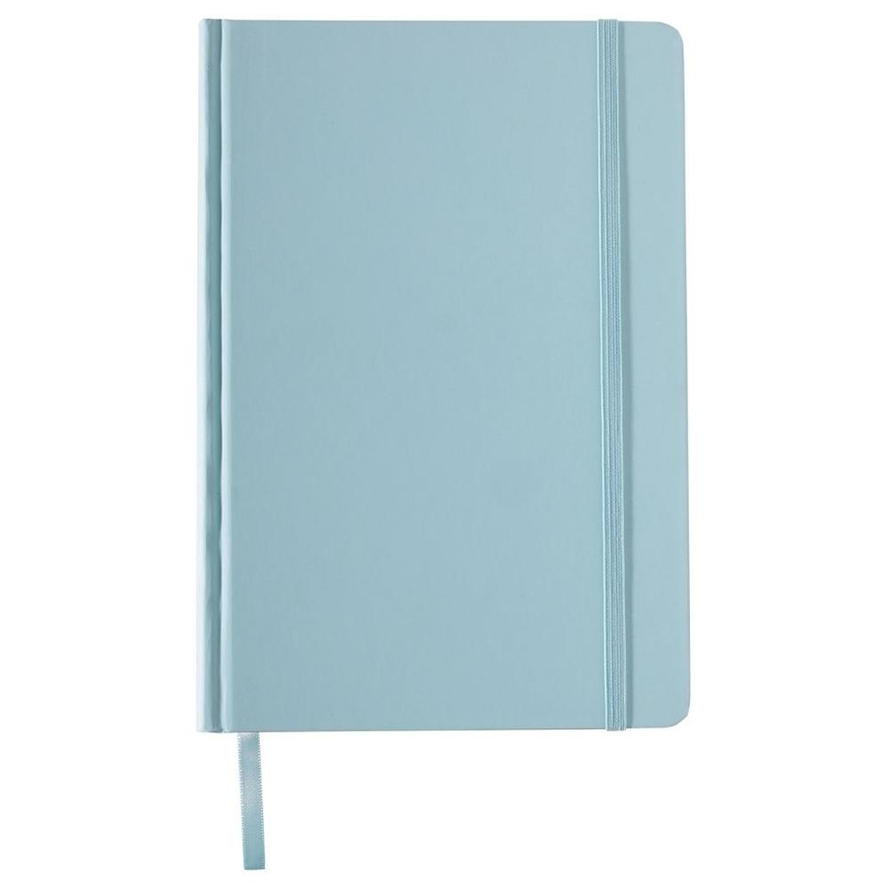 Carnet A5 Agrafé Couverture Rigide avec Élastique Uni SH Pastel
