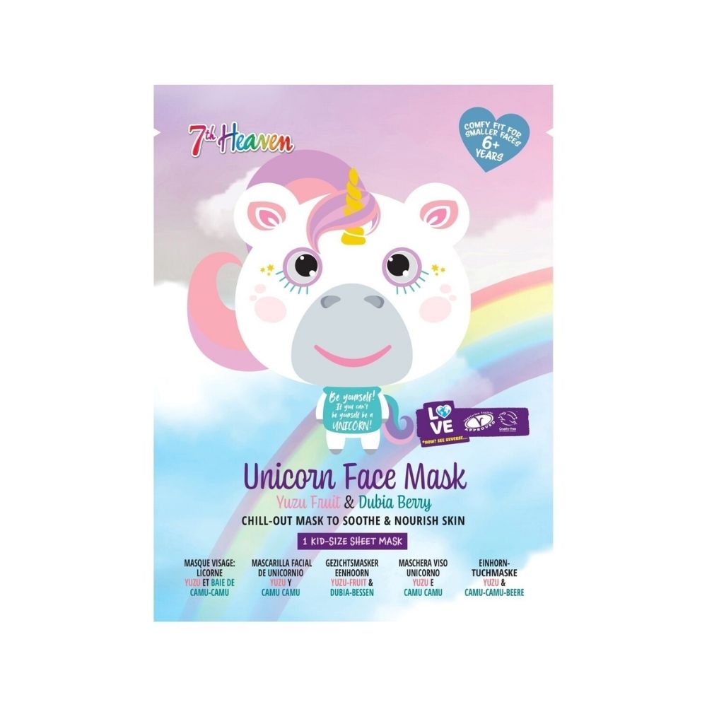 Masque Tissu Enfant Unicorn 7th Heaven
