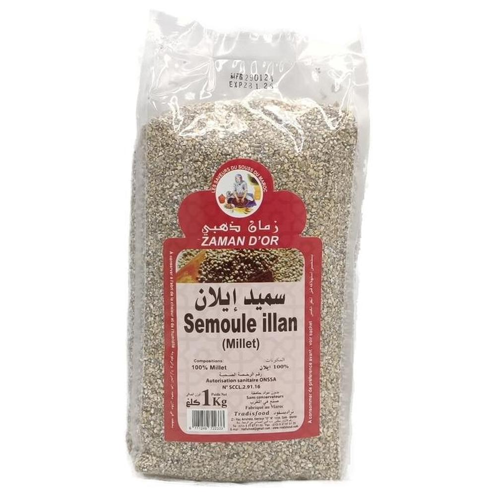 Semoule de Grain de Millet Ilan Zaman d'Or 1kg.