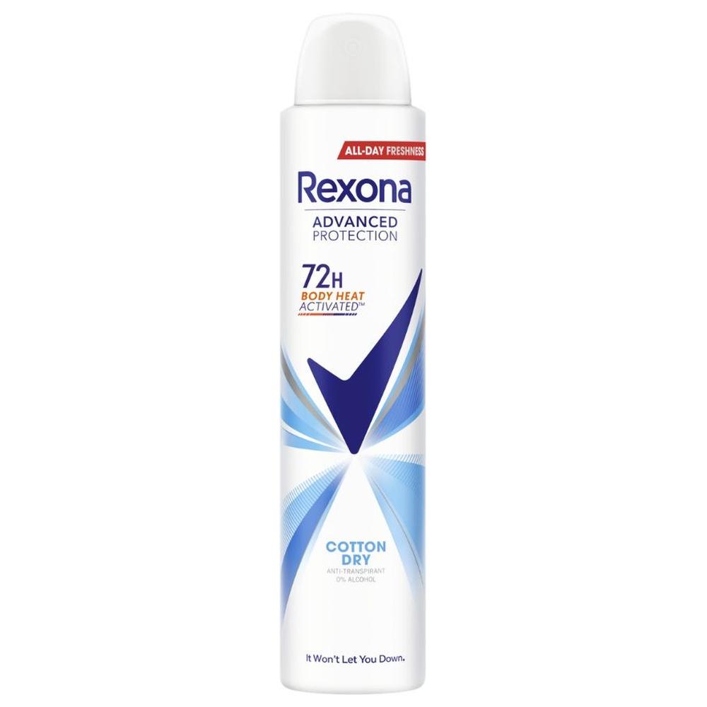 [718912] Atomiseur Femme Cotton Dry Rexona 200ml