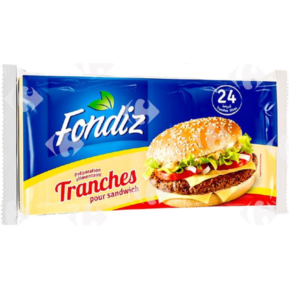 [689402] Fromage Fondu Tranches Fondiz 24 unités 400g.