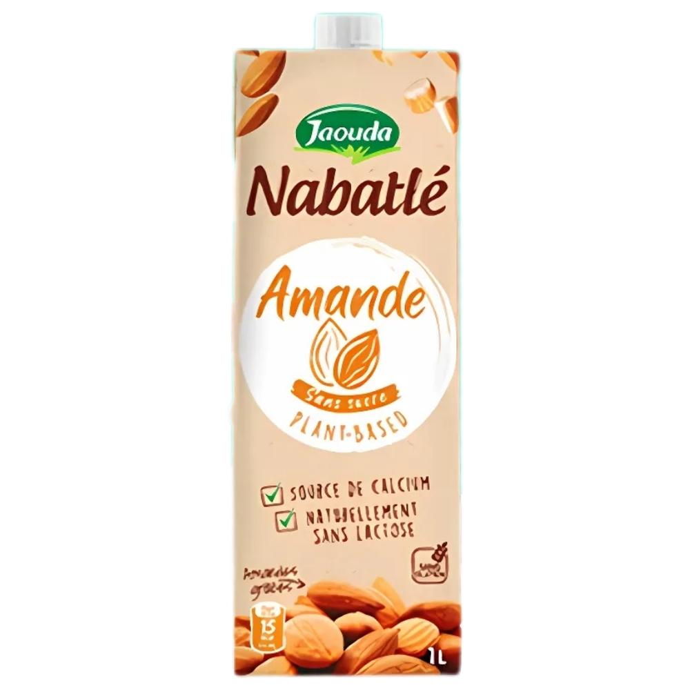 [725492] Boisson Lait L'Amande Sans Sucre Nabatlé Jaouda 1L