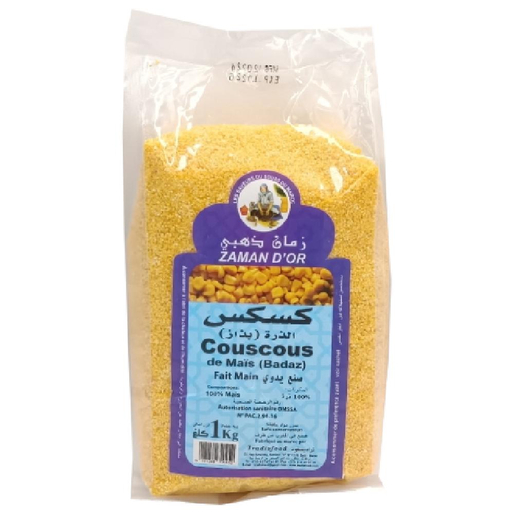 Couscous de Maïs Moyen Zaman d'Or 1kg.