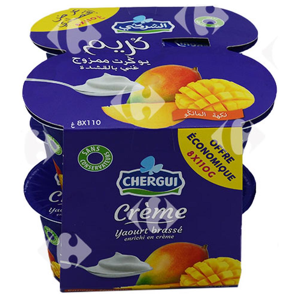 Pack Yaourt Ferme Mangue Jnane Chergui 8x110g.