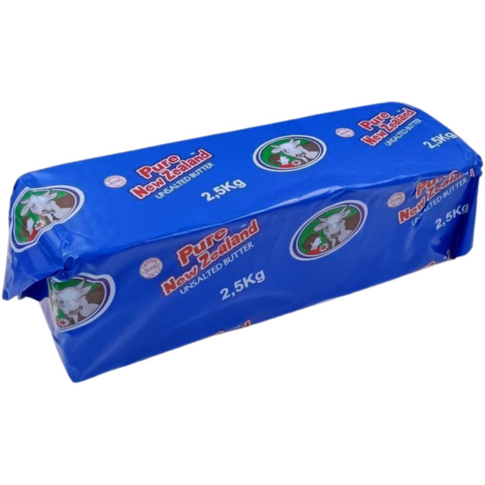 Beurre Doux Pure New Zealand Bloc 2,5kg.