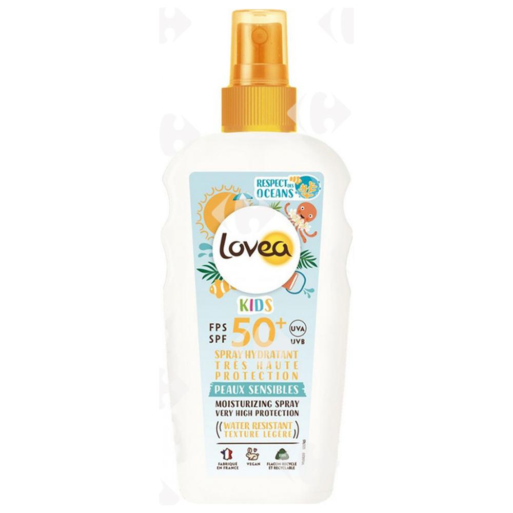 Spray Hydratant Très Haute Protection SPF 50+ Kids Lovea 150ml.