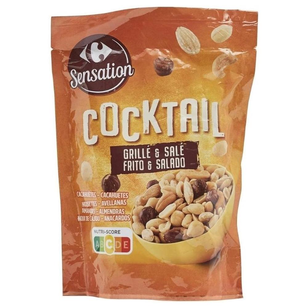 Mélange de Graines Cocktail Grillés et Salés Carrefour Sensation 110g
