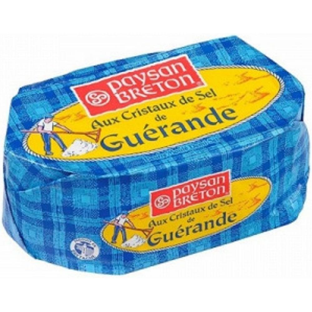 Beurre Moulé Au Sel de Guérande Paysan Breton 250g.