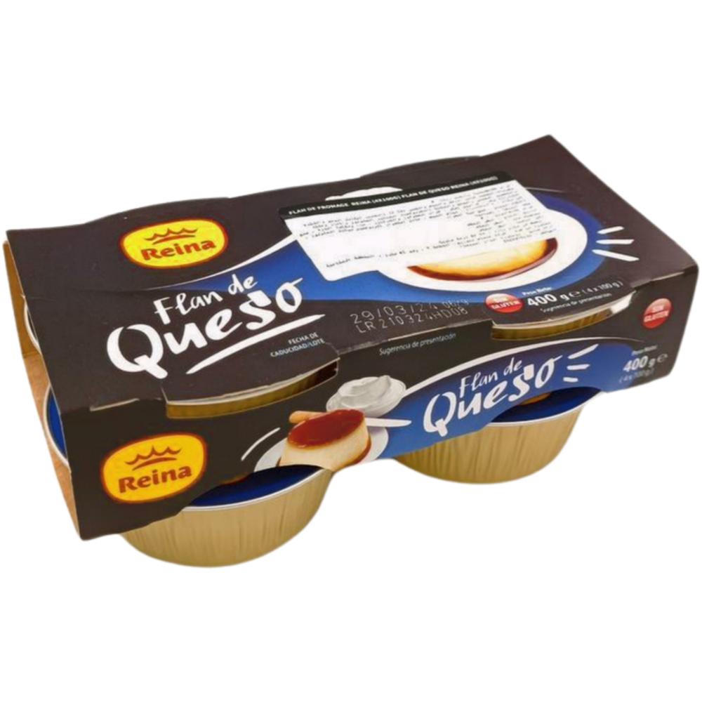 [648466] Flan au Fromage Reina 100g 4 unités.