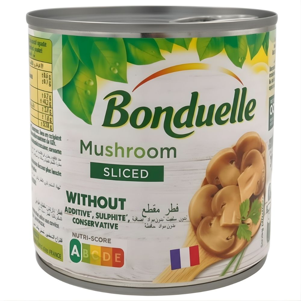[659475] Conserve de Champignons Émincés Épais Bonduelle 400g.