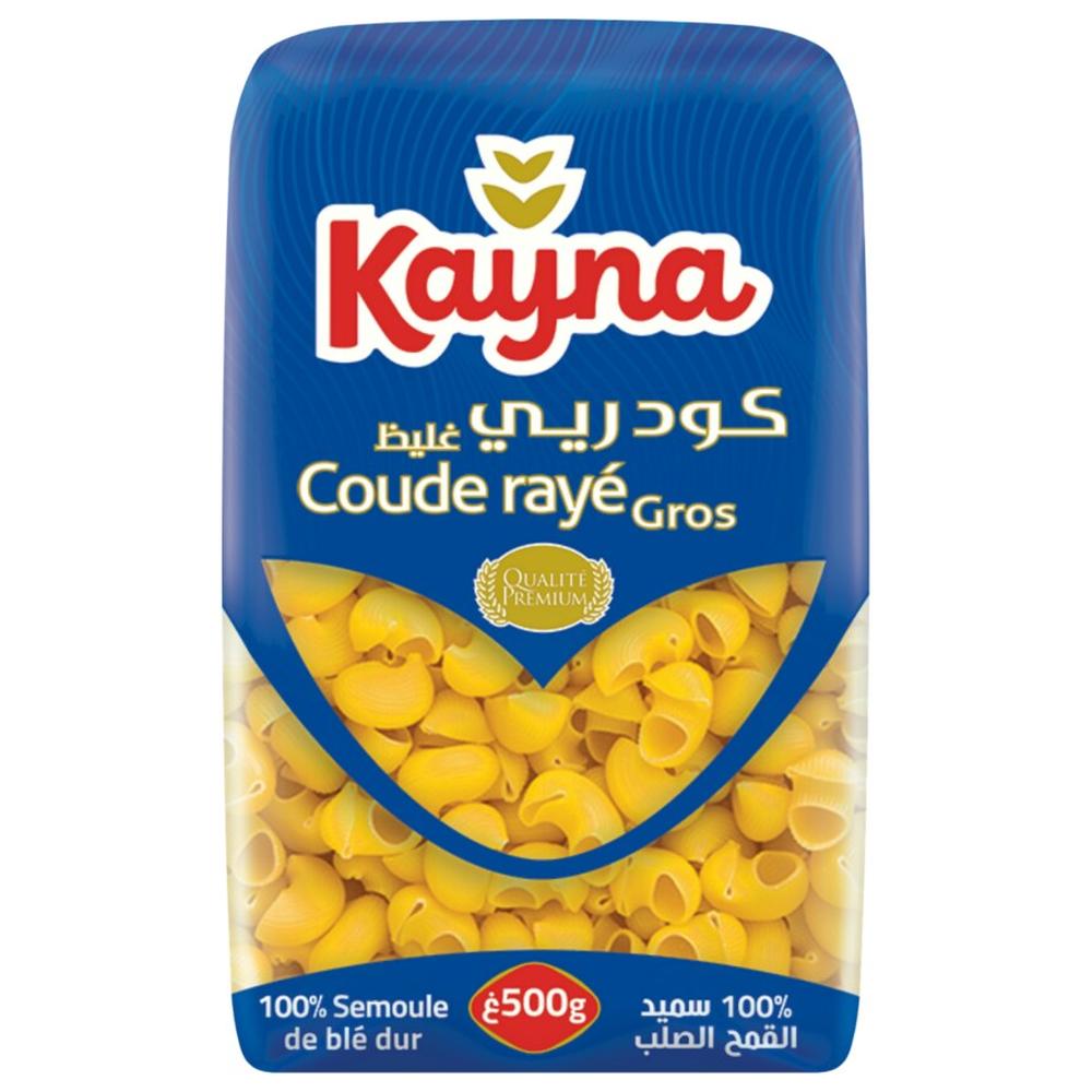 Pâtes Coudes Rayé Gros Kayna 500g.