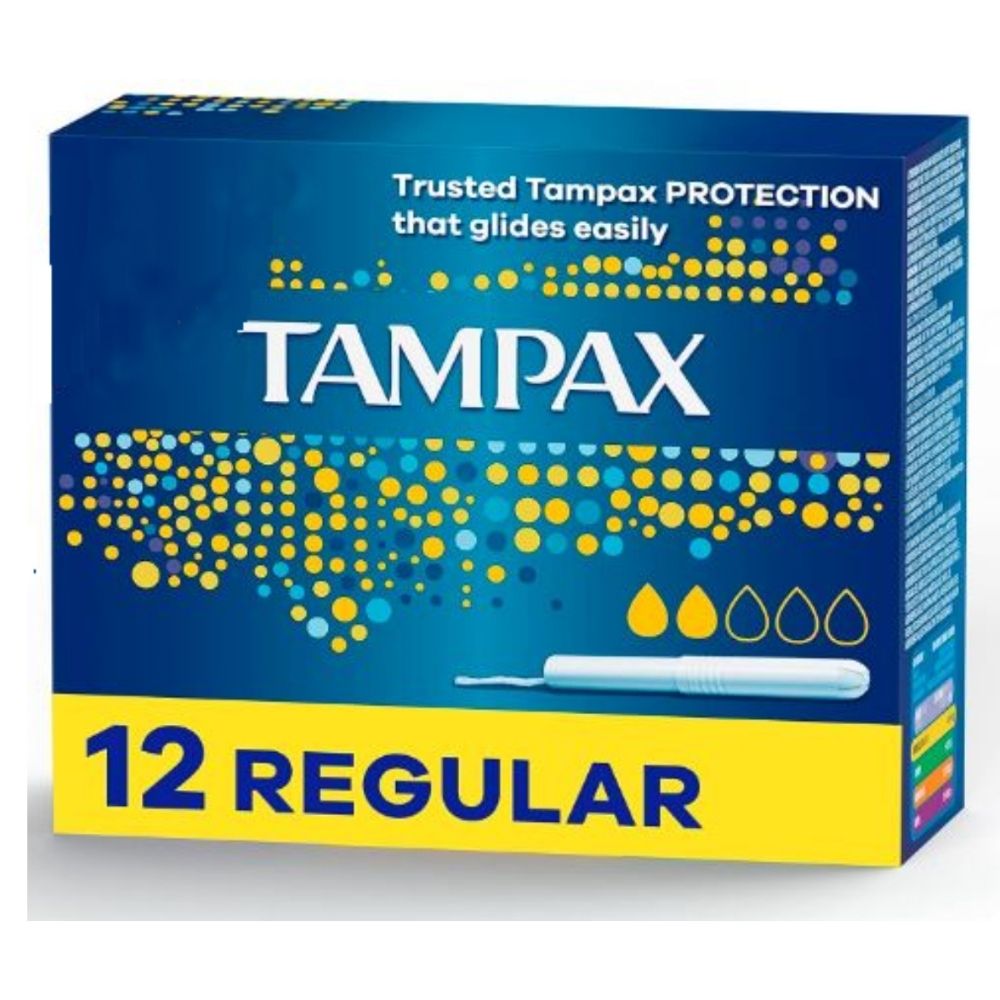Tampons avec Applicateur Régulier Tampax 12 unitès