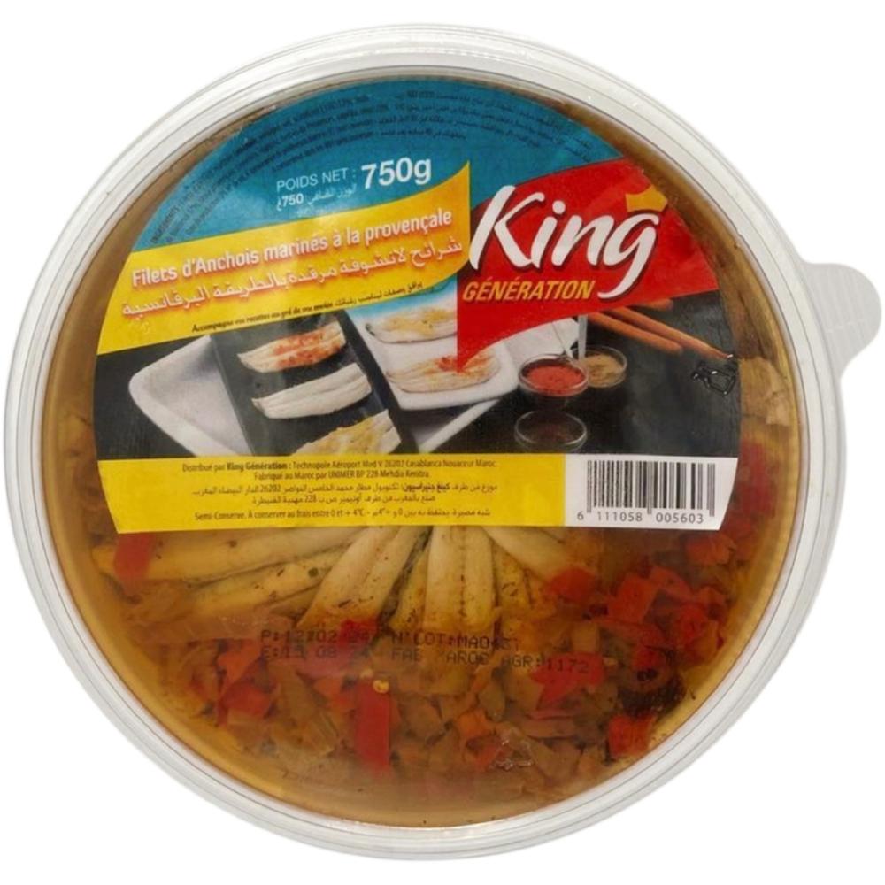 Anchois à La Provençale Fisher King Génération 750g