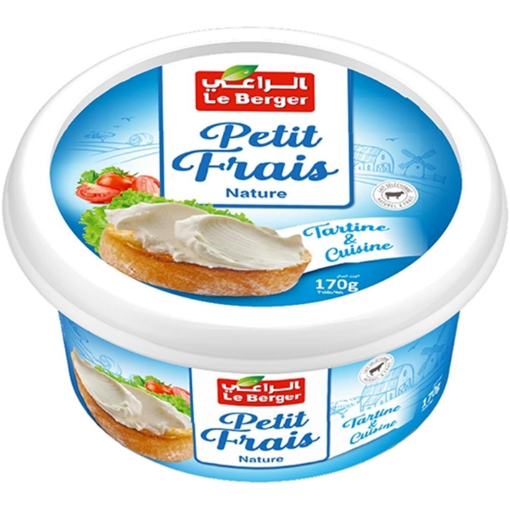 Fromage Petit Frais à Tartiner Nature Le Berger 170g.