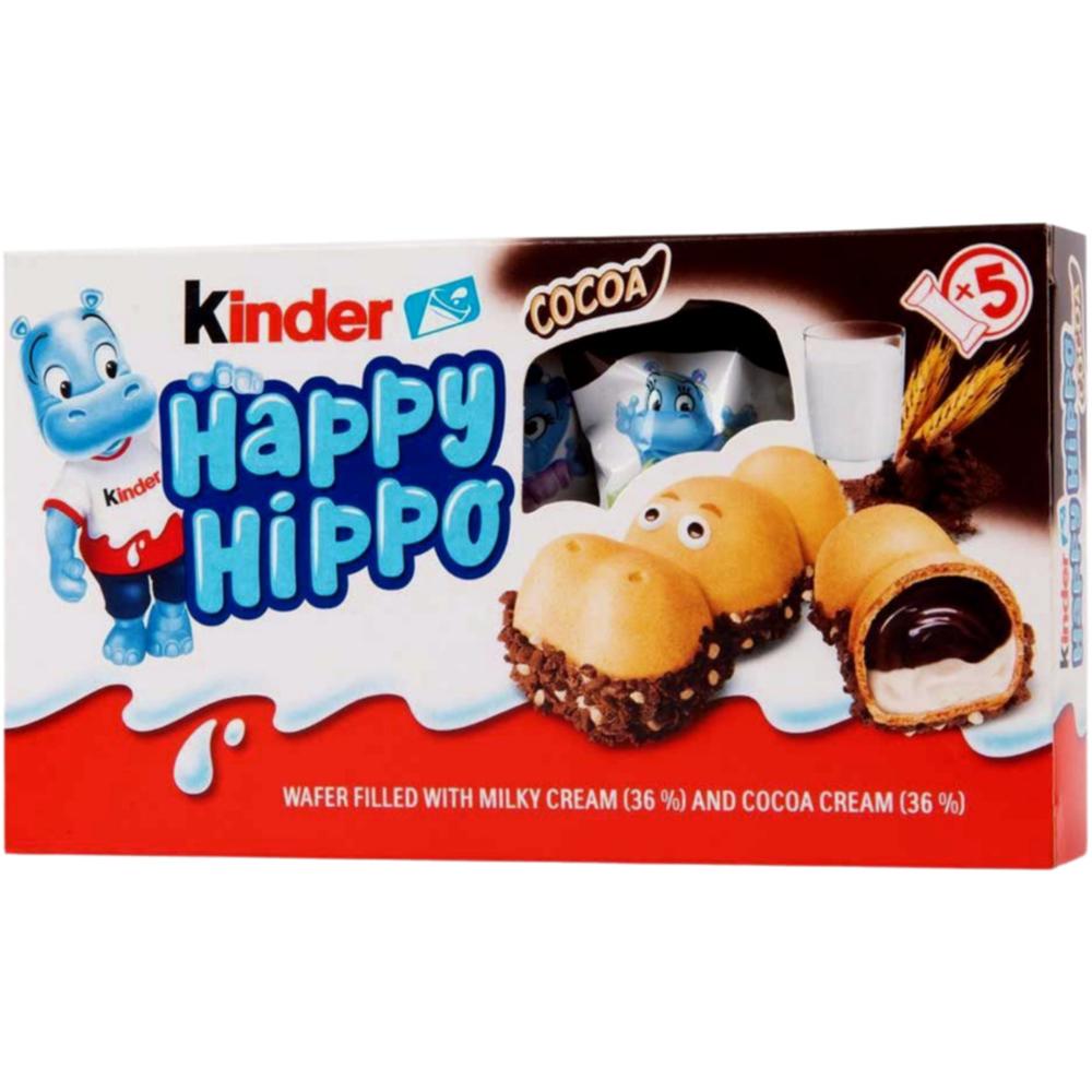 [666545] Biscuit Crème Cacao Happy Hippo Kinder 5x20,7g.