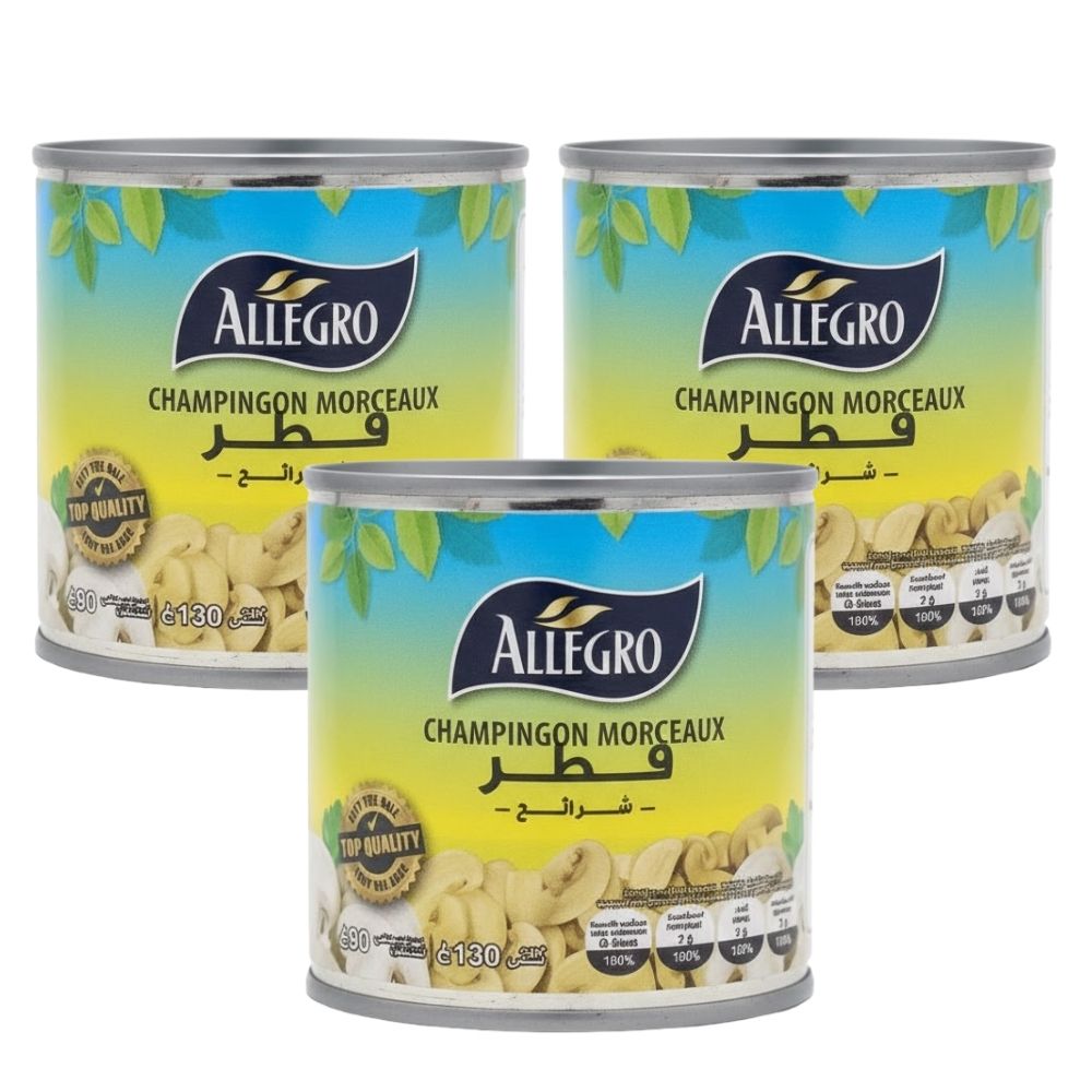[716667] Tripack Champignons Allegro 3x130g