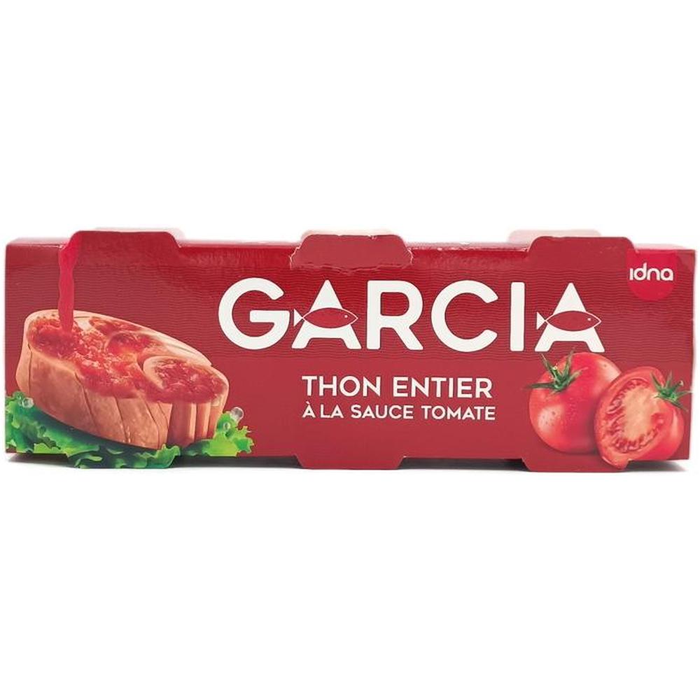 [714420] Tripack Thon Entier à la Sauce Tomate Garcia 3x80g