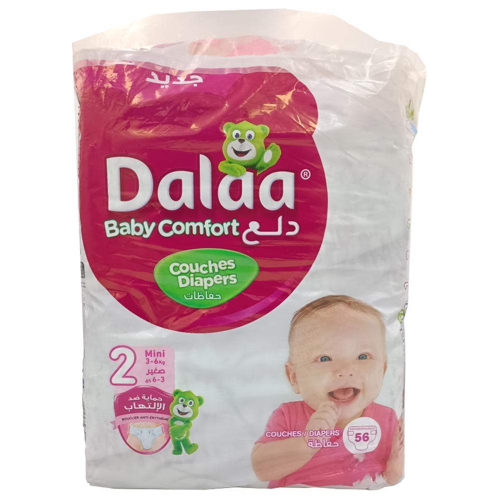 Couches Confort Bébés Mini Dalaa 56 unités