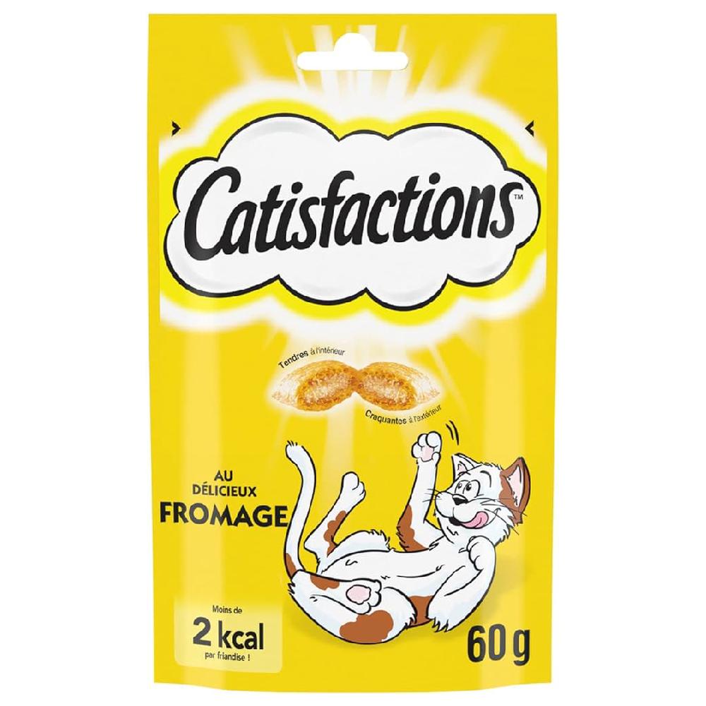 Friandises au Fromage pour Chats Catisfactions 60g