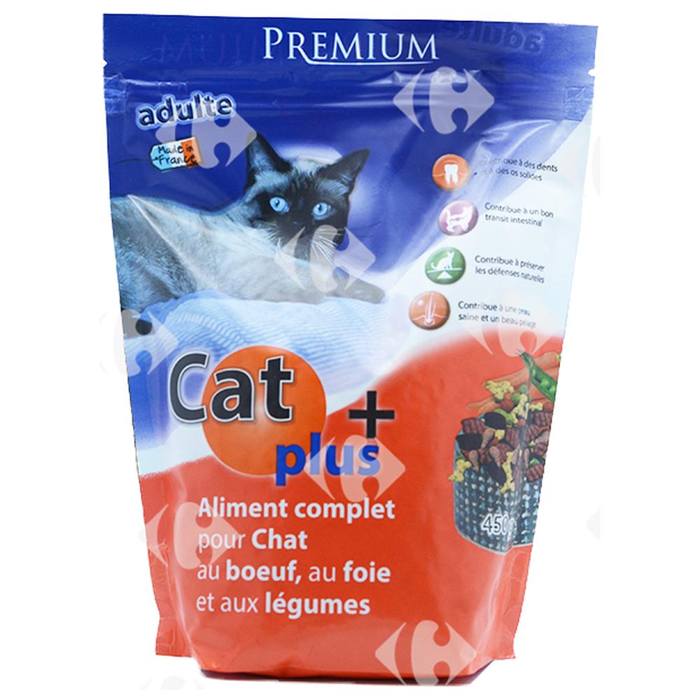 [519354] Croquettes au Poulet et Légumes pour Chats Adultes Catplus 450g