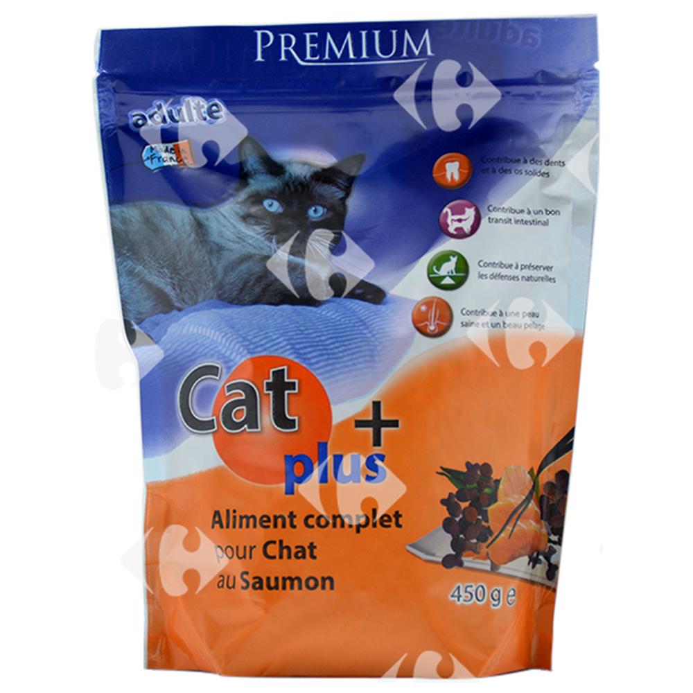 [519292] Croquettes au Saumon pour Chats Adultes Catplus 450g