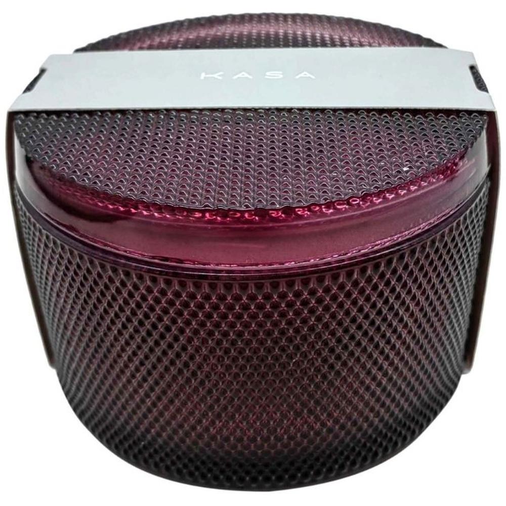 Bougie en Verre Bordeaux 3 Mèches Vanilla Kasa 7cm