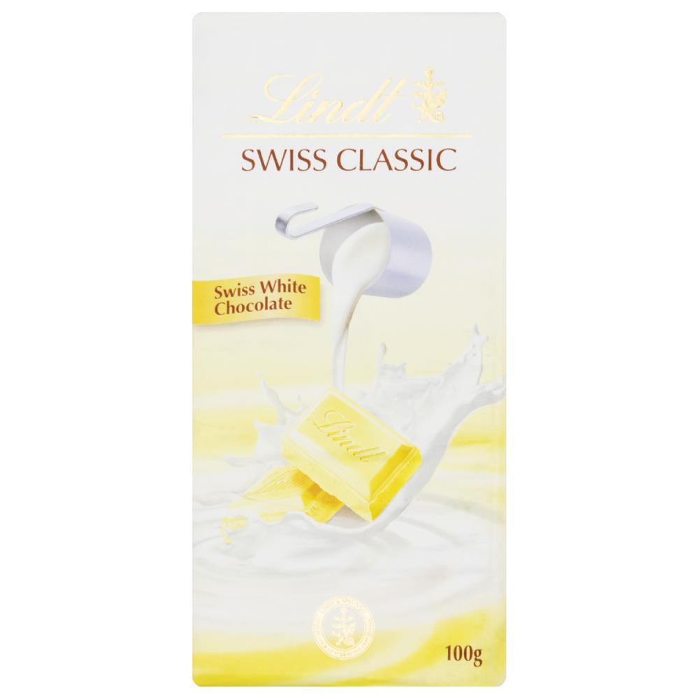 [70858] Tablette de Chocolat Blanc Suisse Classic Lindt 100g