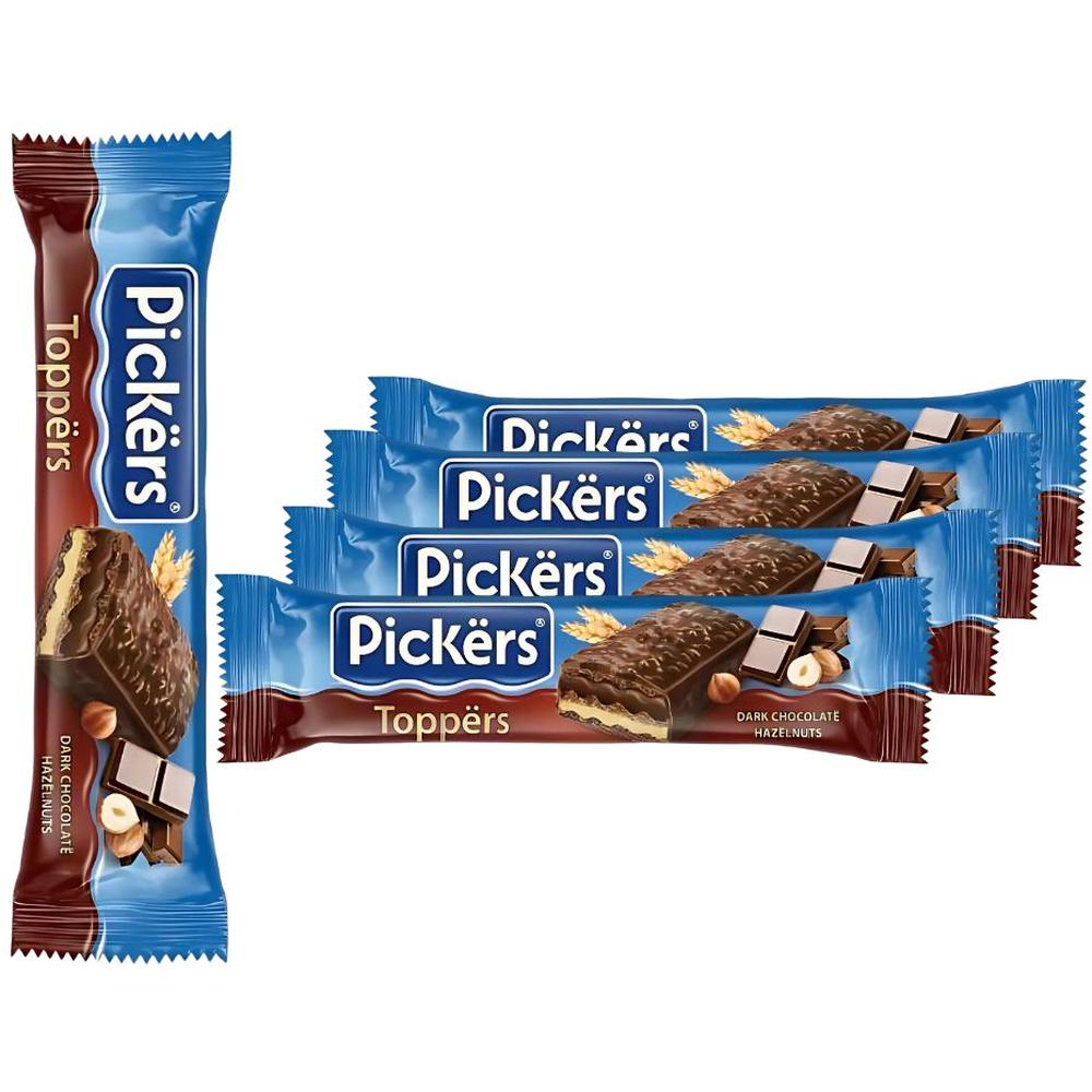 [727338] Pack Biscuit Enrobé Choco Noir Pickërs 5 unités 35g
