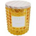 Bougie en Verre avec Couvercle Bois Jaune Seasalt Kasa 8 cm