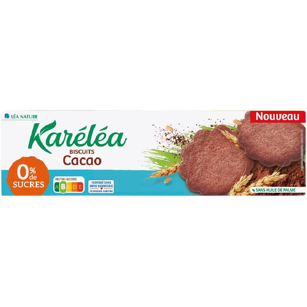 Biscuits Cacao Sans Sucre Karéléa 132g