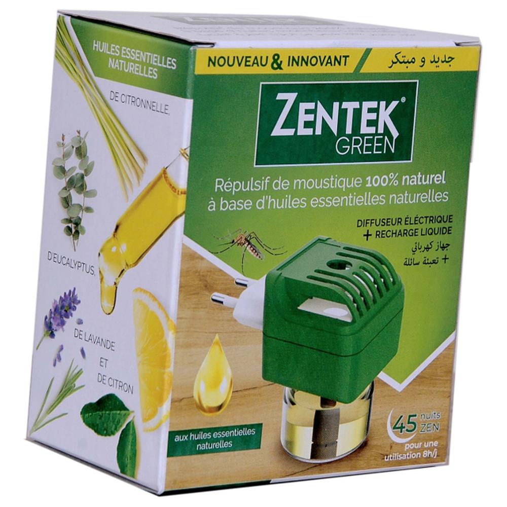 Diffuseur éléctrique Naturel avec Recharge Liquide Zentek 45 Nuits