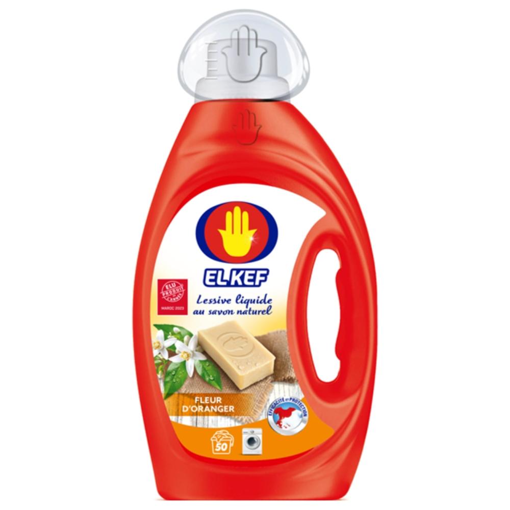Lessive Liquide Machine Automatique Fleur d'Oranger El Kef 4L.