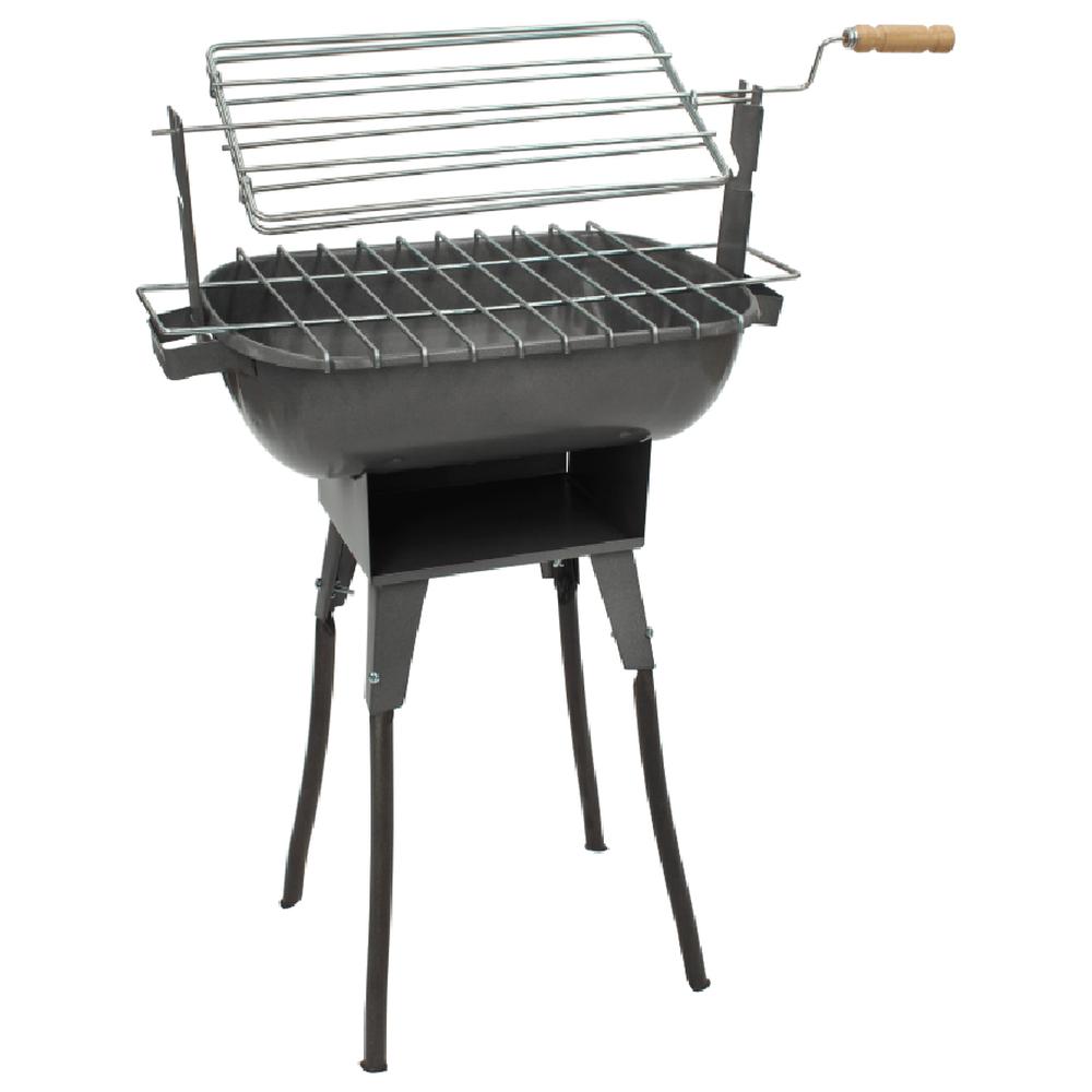 GRILLE AU CHARBON OVAL 55X31CM 019