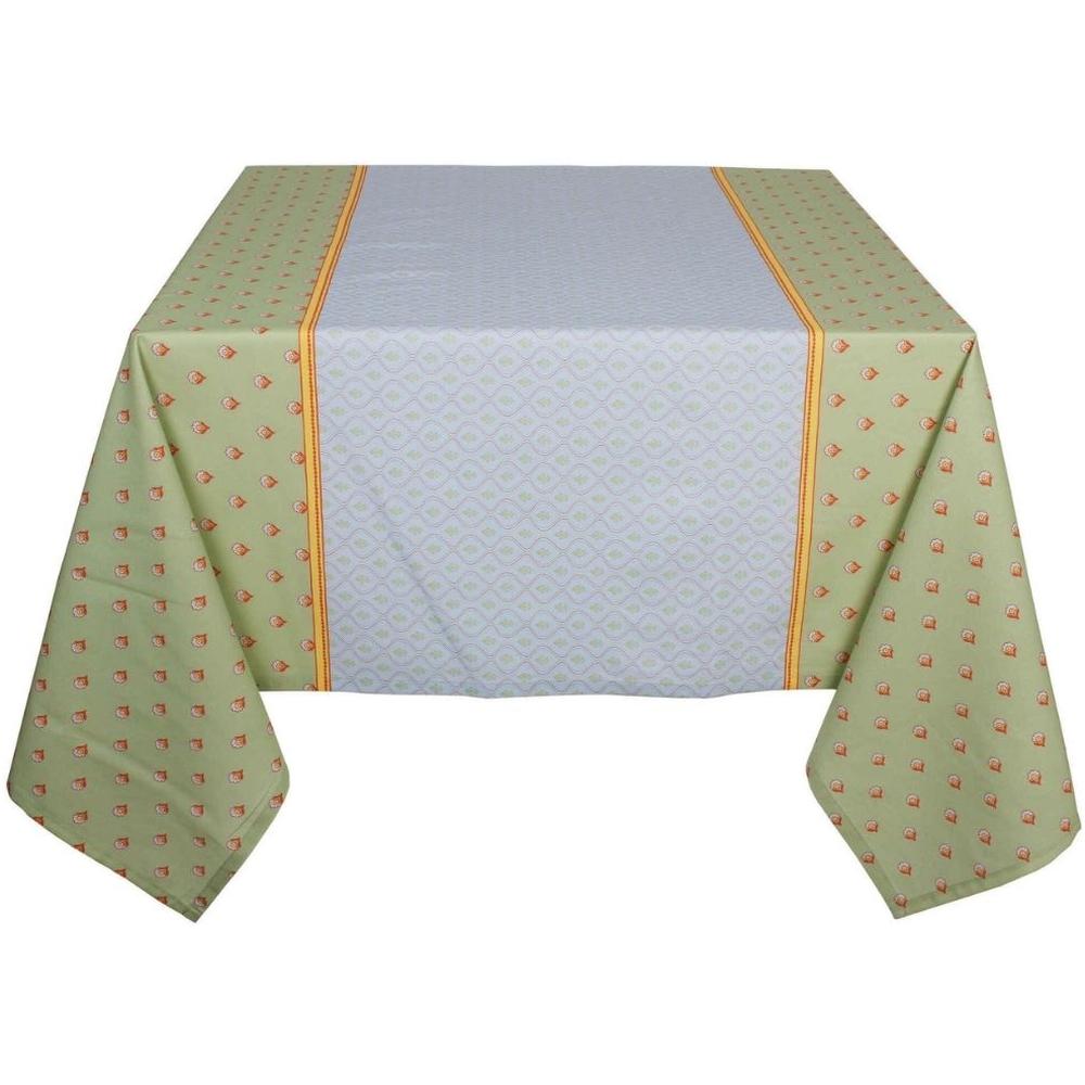 Nappe Bleu et Vert Warm Boho Kasa 150x300cm 