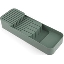 Organisateur de couteaux intelligent en Plastique vert Kasa 39x14x7cm