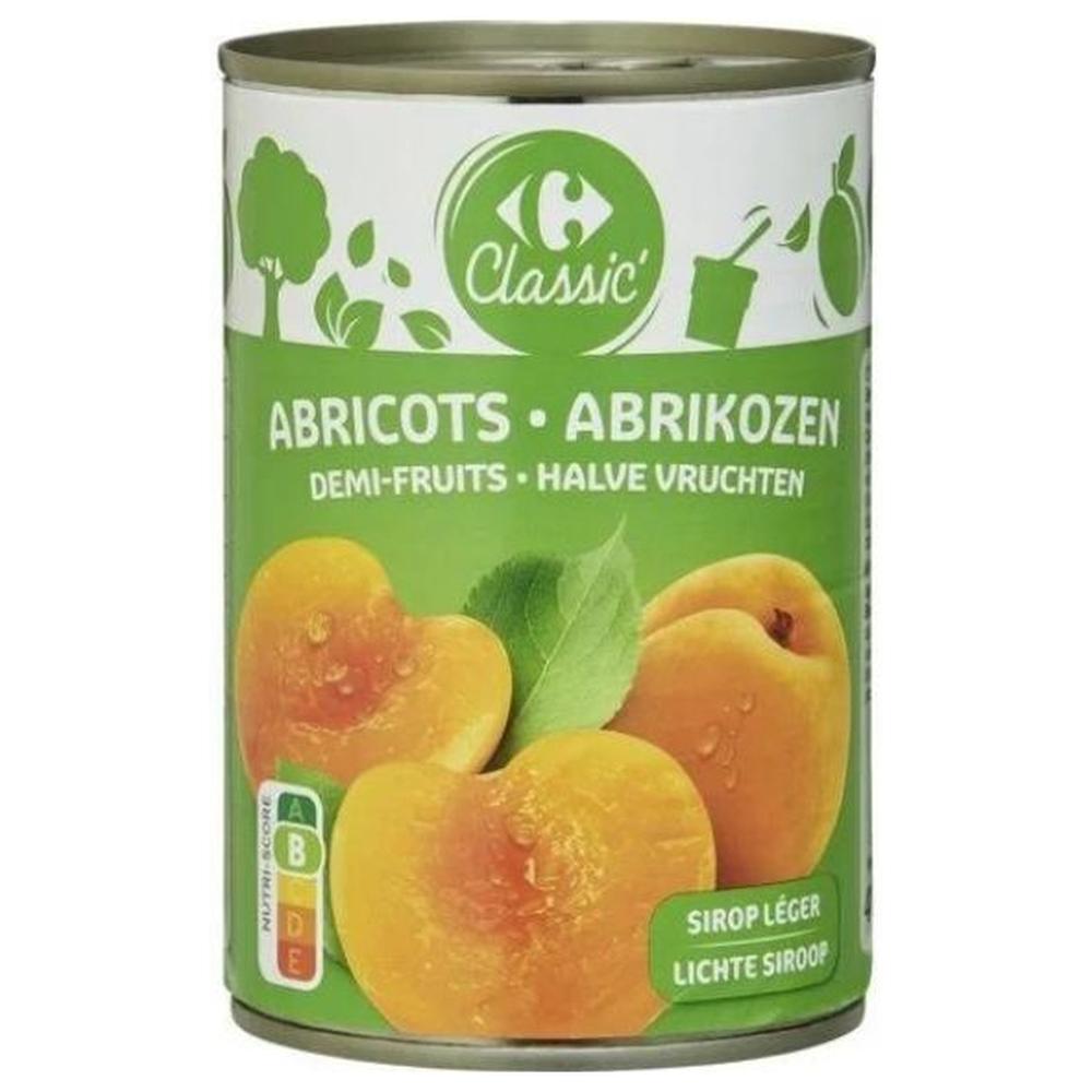 Fruits au Sirop Demi-Abricots Carrefour Classic 240g