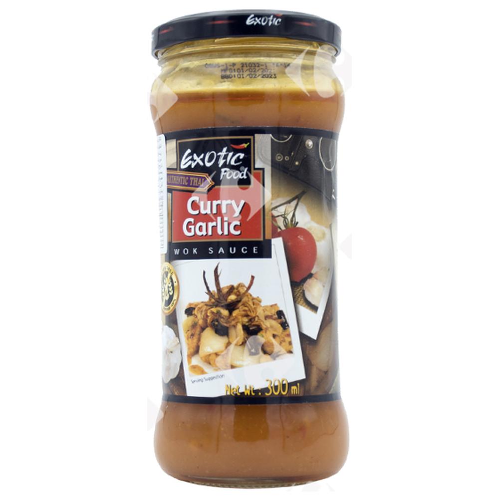 Sauce Wok Curry Ail Exotic Food 300ml.