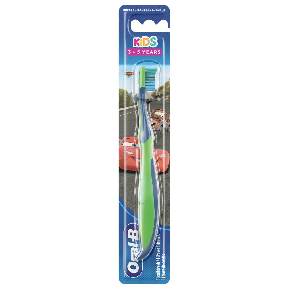 Brosse à dents Kids Cars (3-5 ans) Oral-B 1 unité.