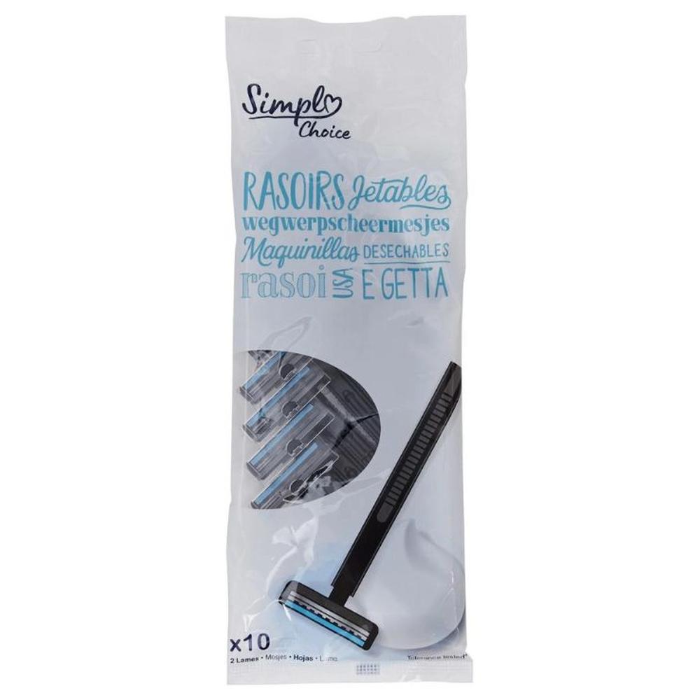 Rasoirs Jetables Homme Simple Carrefour Soft 10 unités