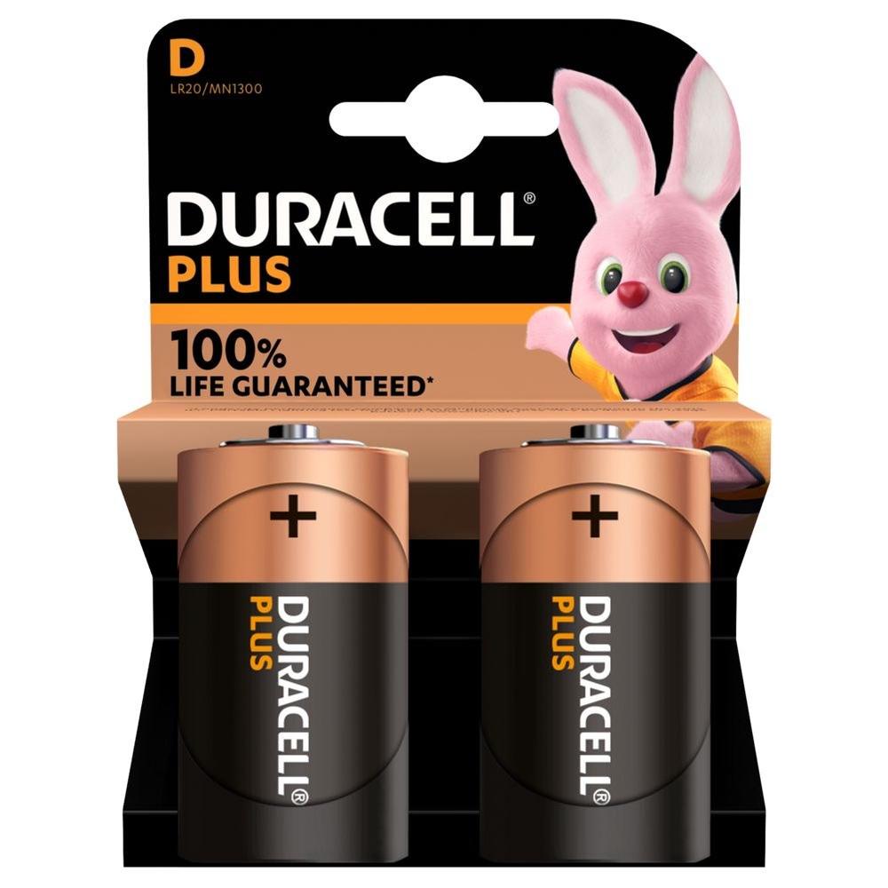 [695180] Pile Duracell Plus 2 unités.